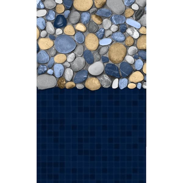 Blue Wave Canyon 21 ft. x 41 ft. Oval 48/54 in. Heavy-Gauge Overlap Above Ground Pool Liner