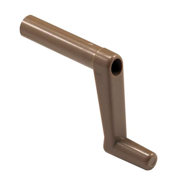 1-3/4 in. Stem, Brown Plastic Window Crank Handle (2-pack)
