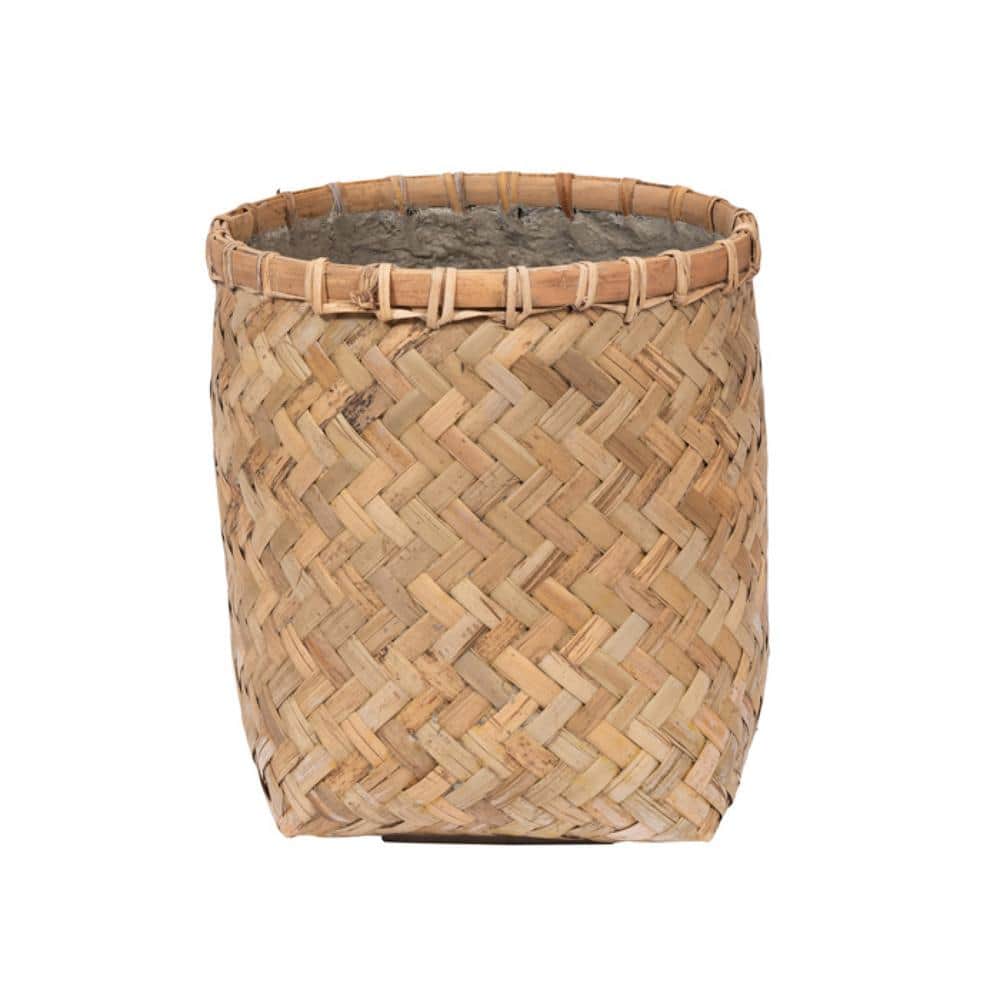 Zayn XXXS 12.4 in. Dia Bamboo Indoor/Outdoor Round Planter price history on PriceWatchPro