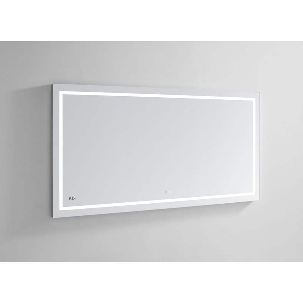 Daytona 96.00 in. W x 36.00 in. H Rectangular Frameless Wall Mount LED Ligh