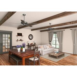 Royal Oak 60 in. Indoor Matte Silver Ceiling Fan with Remote Control