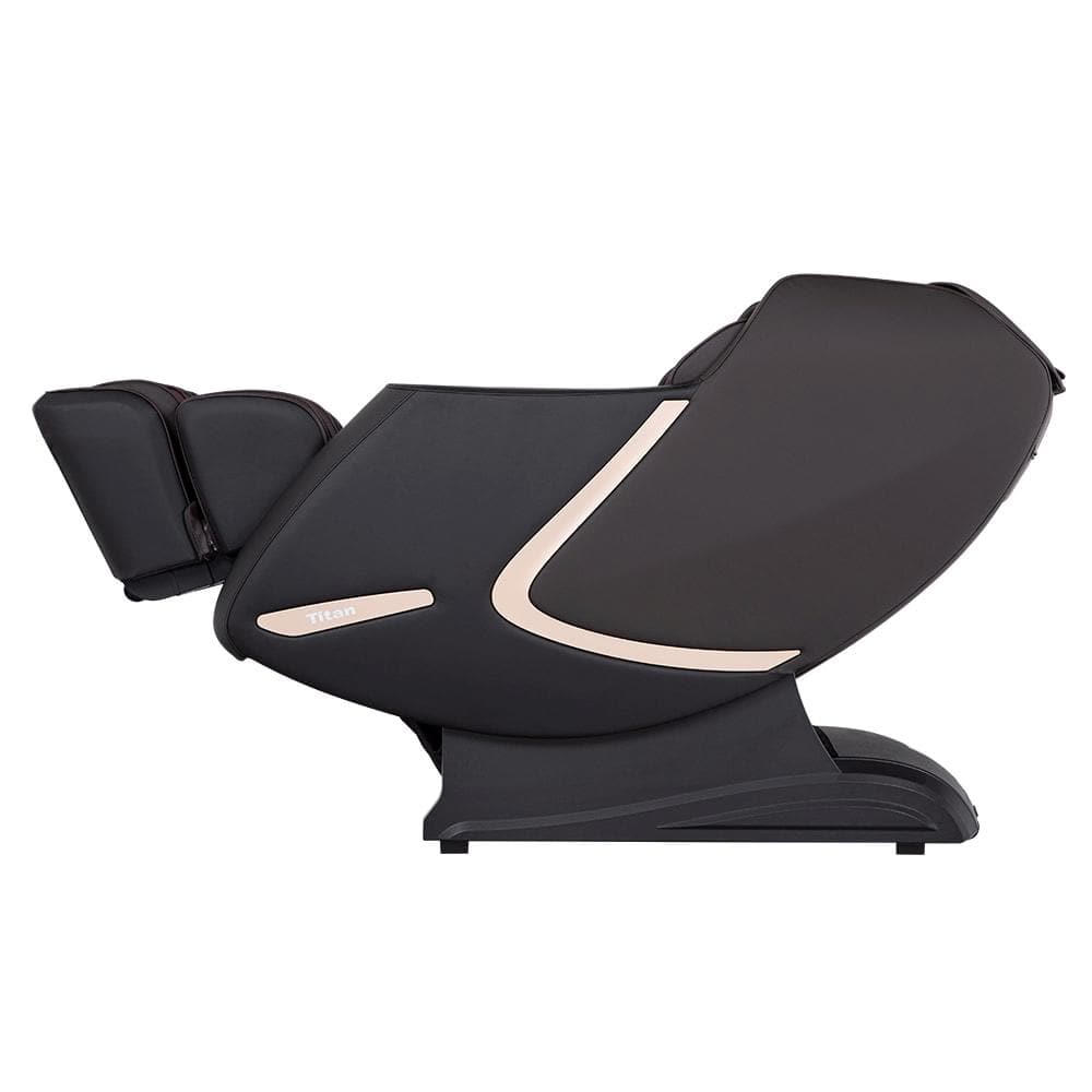 Brown Faux Leather Zero Gravity Massage Recliner