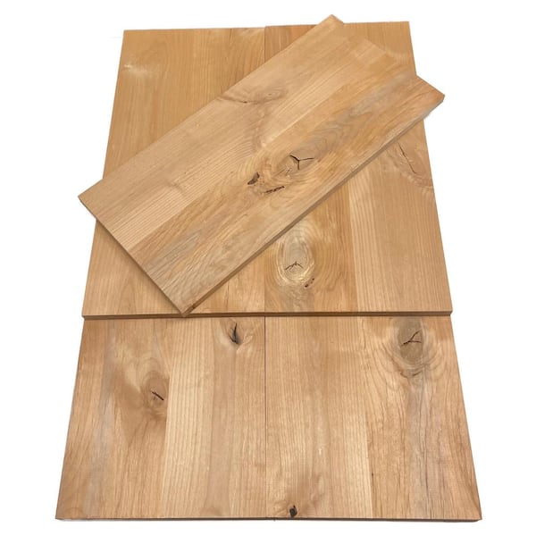 Swaner Hardwood 1 in. x 12 in. x 2 ft. Knotty Alder S4S Board (5