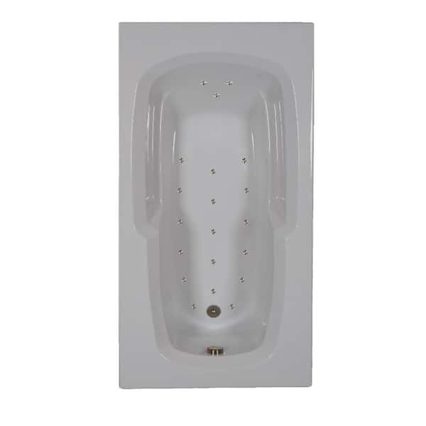 60 in. Rectangular Drop-in Air Bathtub in Biscuit 60 in. Rectangular Drop-in Air Bathtub in Biscuit