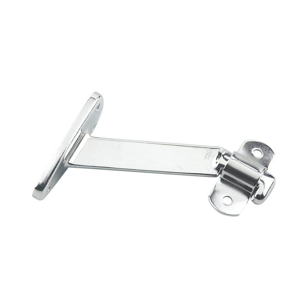 Onward 4-1/16 in. (103 mm) Chrome Heavy-Duty Aluminum Handrail Bracket ...