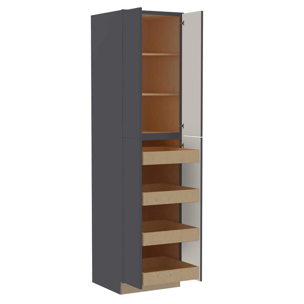 Hargrove 24 in. W x 24 in. D x 96 in. H Assembled Plywood Pantry Kitchen Ca