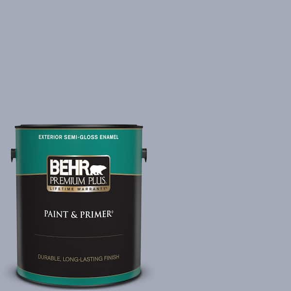 BEHR PREMIUM PLUS 1 gal. #610F-5 Ridge View Semi-Gloss Enamel Exterior Paint & Primer
