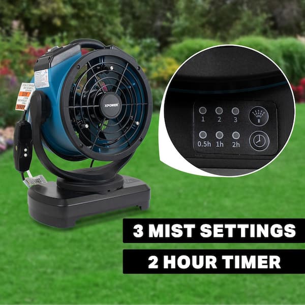 XPOWER FM-68W 11 in. Multipurpose Oscillating Portable 3-Speed