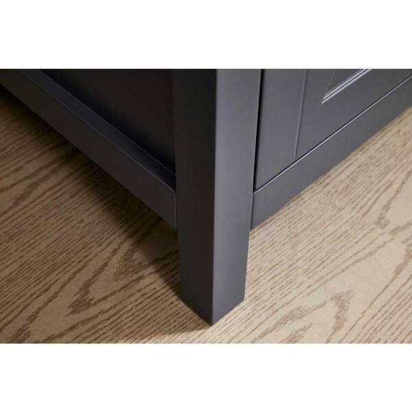 stufurhome - Stufurhome Hathaway 27 in. x 34 in. Grey Engineered Wood Laundry Sink