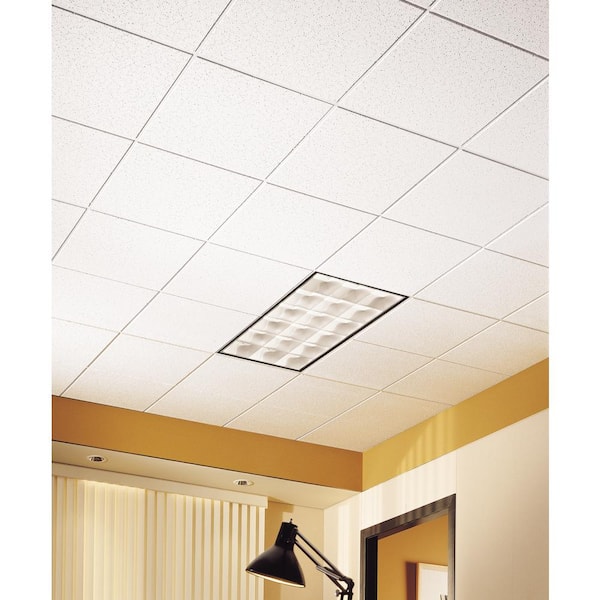 2 Ft X 4 Tegular Ceiling Tile, 2×4 Acoustical Ceiling Tiles Home Depot