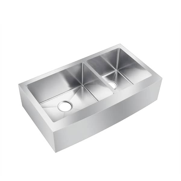 Barclay KSCI42-WH Alma 42 Cast Iron Kitchen Sink 8 Widespread White