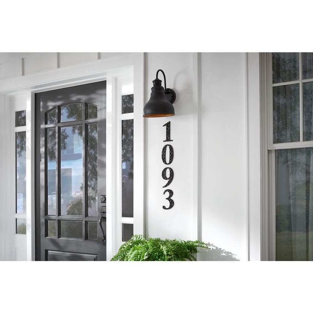 6 Inch Black Cast Iron House Number 1