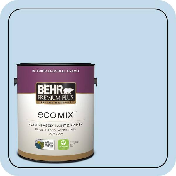 1 gal. #M520-2 After Rain Eggshell Enamel EcoMix Plant-Based Interior Paint & Primer