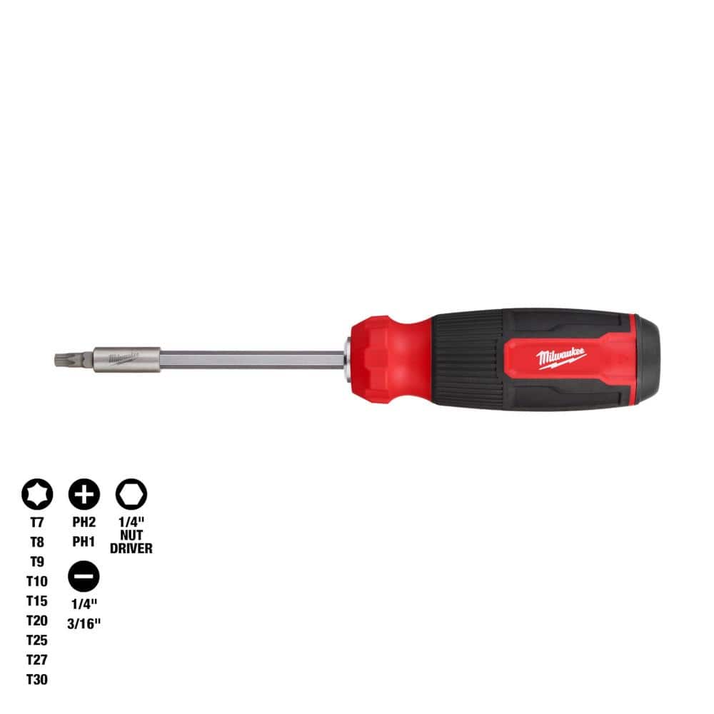 Milwaukee 14-In-1 TORX Multi-Bit Screwdriver 48-22-2907 - The Home