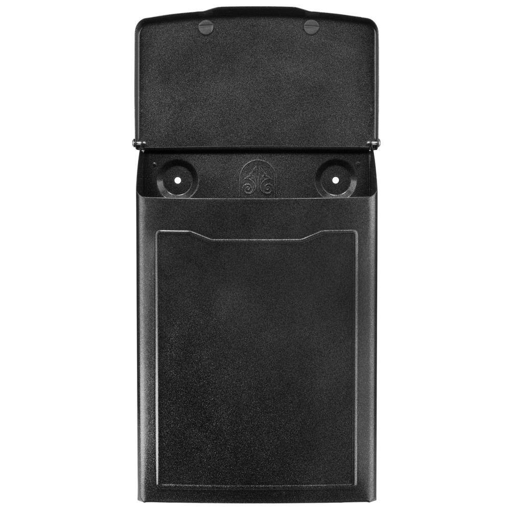 Pewter Small Wall Mounted Steel Mailbox