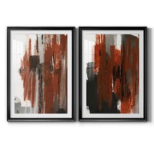 Loft Pastel V by Wexford Homes 2 Pieces Framed Abstract Paper Art Print 30.5 in. x 42.5 in.