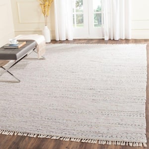 Rag Rug Ivory/Multi 5 ft. x 8 ft. Striped Area Rug