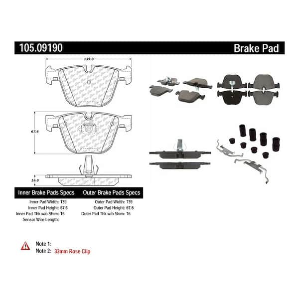 Centric Parts Disc Brake Pad Set