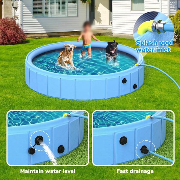 FAWEY TRED INC 79 x 12 Foldable Round Kiddie Pool Pet Dog