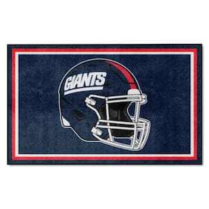 New York Giants Navy 4 ft. x 6 ft. Plush Area Rug Retro Collection - 1976