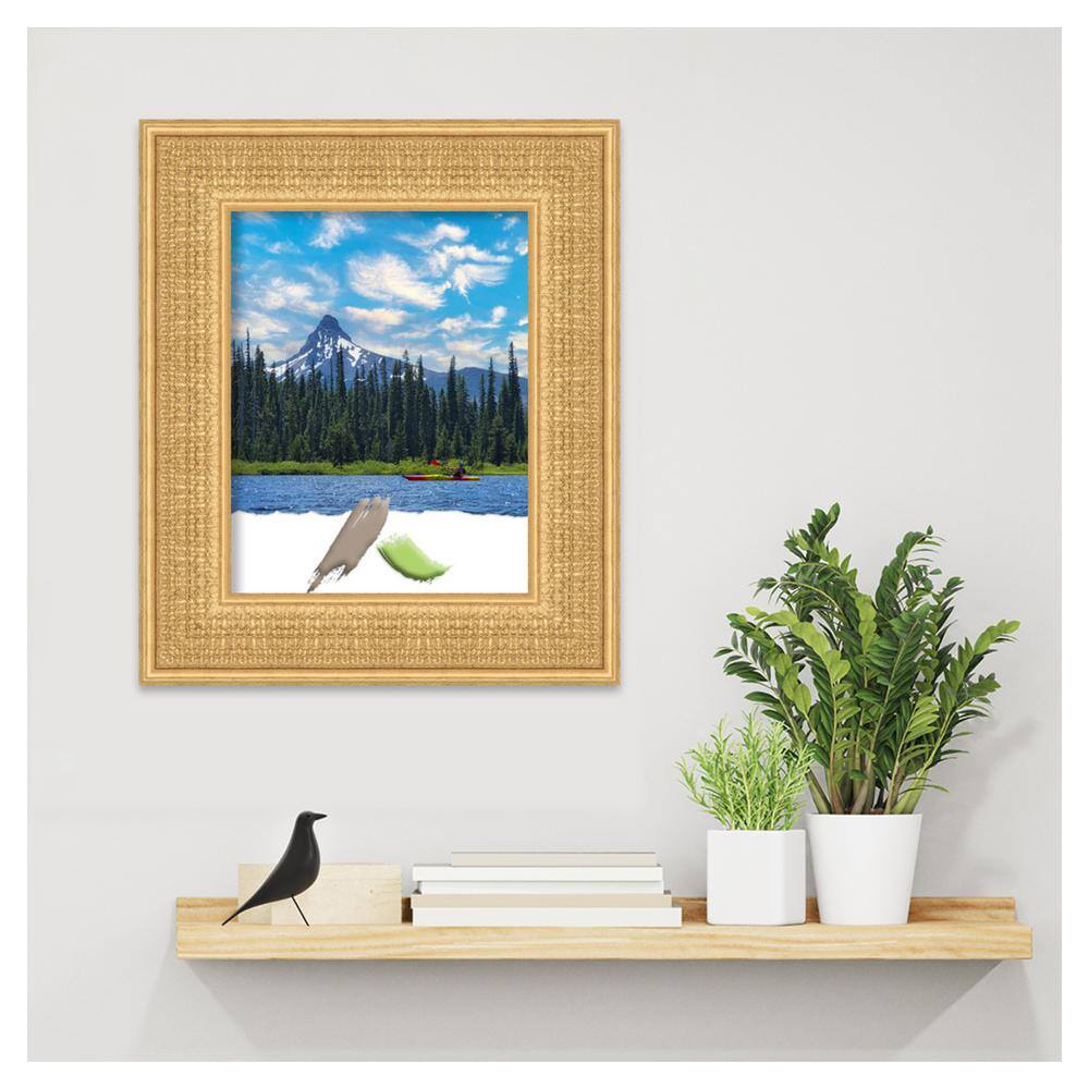 Trellis Gold 11x14 Wood Wall Picture Frame