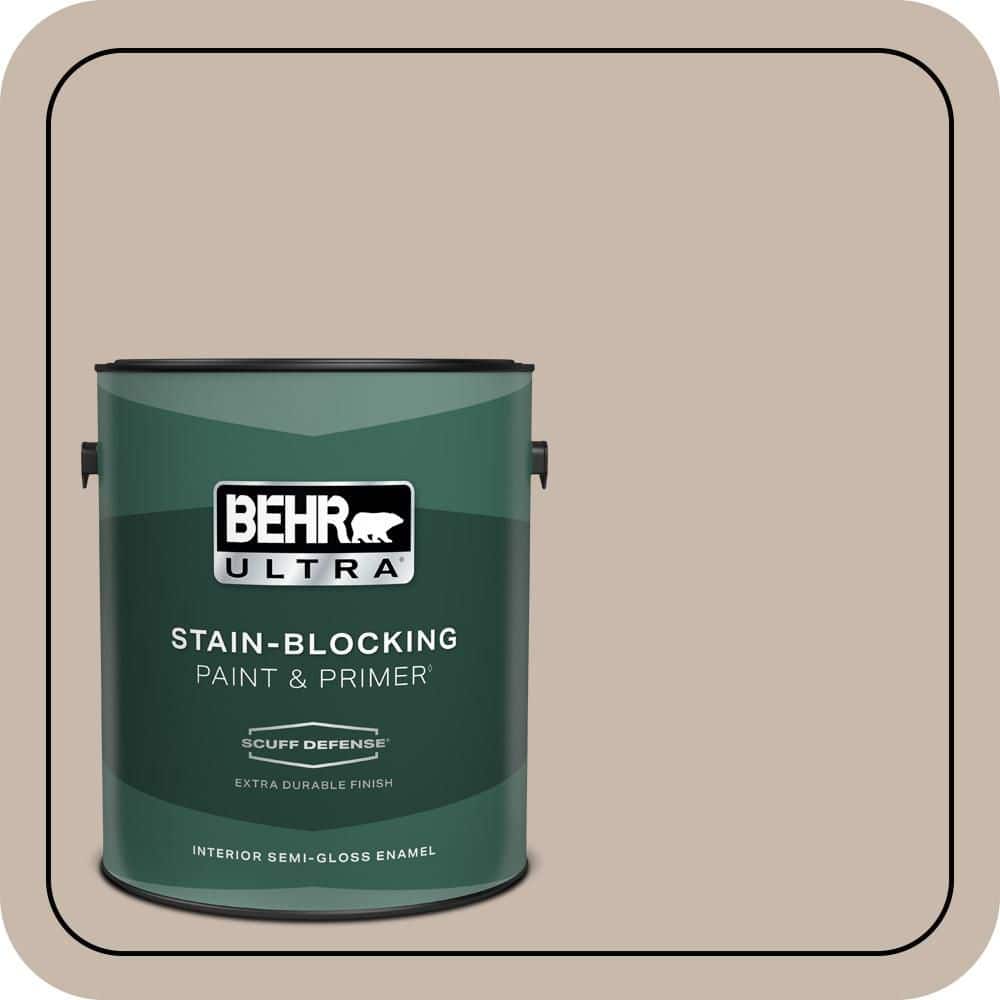1 gal. #N230-3 Armadillo Extra Durable Semi-Gloss Enamel Interior Paint & Primer price history on PriceWatchPro