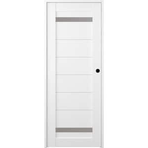 JELD-WEN 24 in. x 80 in. No Panel Left Hand Recipe Pantry Frosted Glass ...