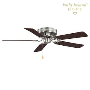 Snugger 52 in. Indoor Brushed Steel Ceiling Fan