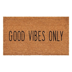 Good Vibes Only Doormat Front Door Rug Indoor Entrance Floor Mat