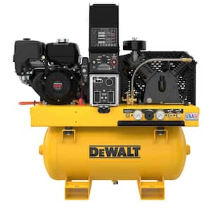 3-in-1 2-Stage Air Compressor (30G 175 Max PSI 13.6 SCFM at 100 PSI Gas) Generator (5,500-Watt) and Welder (200 Amp)