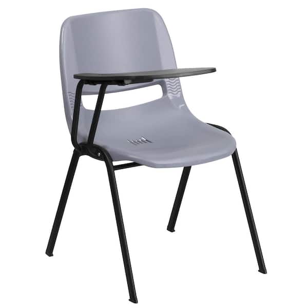 U016【TOOU】TA Arm Shell ChairTAアームシェルチェア Flash Furniture Gray Ergonomic Shell Chair with Right Handed Flip