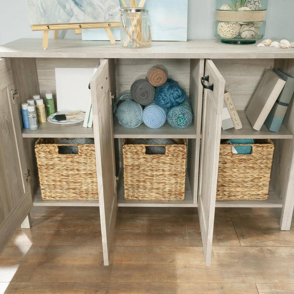 Chalk Oak 48" Adjustable Shelving Office Storage Cabinet