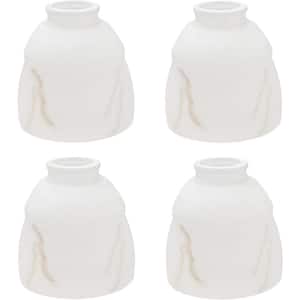 2-1/8 in. Fitter x Dia 4-3/4 in. x 5 in. H, 4PK - Lighting Accessory - Replacement Glass - Alabaster