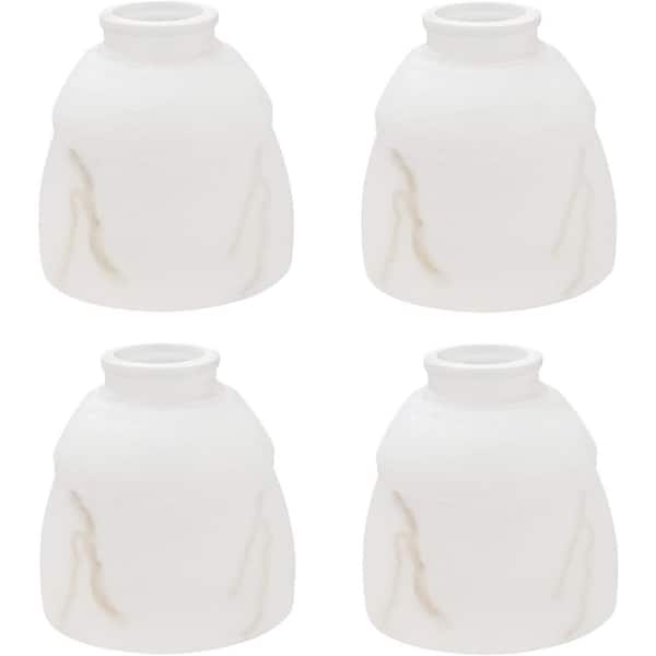Unbranded 2-1/8 in. Fitter x Dia 4-3/4 in. x 5 in. H, 4PK - Lighting Accessory - Replacement Glass - Alabaster