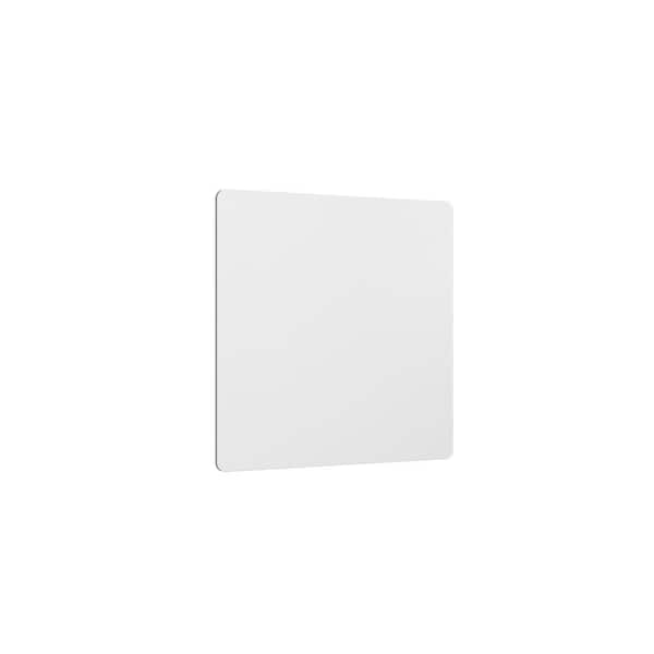 JONES STEPHENS 9-1/4 in. H x 9-1/4 in. W Spring-Loaded Plastic Access Panel in White (8 in. x 8 in. Interior)