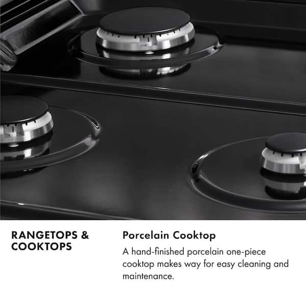 How to Clean Burnt-On Stains on a Porcelain Cooktop