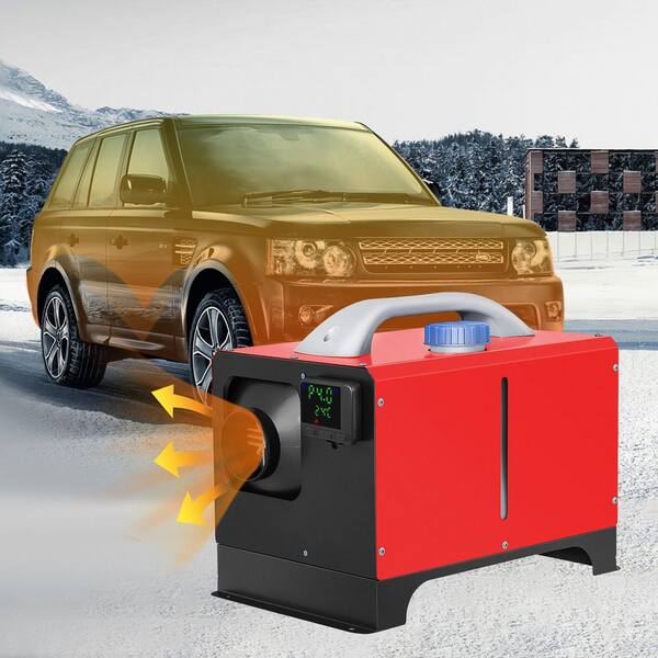 THERMOMATE 12V 5kW Diesel Air Heater for Caravan Camper Trailer Van  Motorhome RV, Red