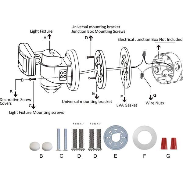 Nightwatcher twin security light hotsell
