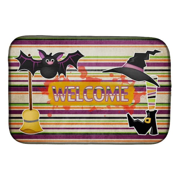 Halloween dish best sale drying mat