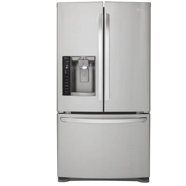 LG Electronics 26.8 cu. ft. French Door Refrigerator in Stainless Steel with Multi-Air Flow