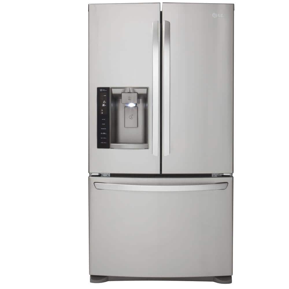 LG 26.8 cu. ft. French Door Refrigerator in Stainless Steel with