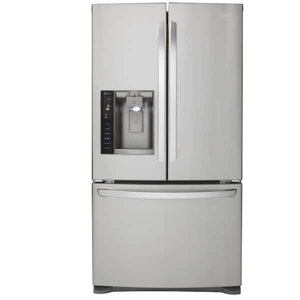 LG 26.8 cu. ft. French Door Refrigerator in Stainless Steel with Multi-Air Flow