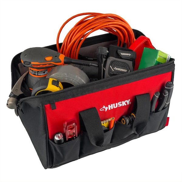 Husky 18 in. 14 Pocket Zippered Tool Bag HD60018-TH - The