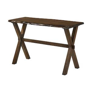 Coupla 48 in. Walnut Standard Rectangle Wood Console Table