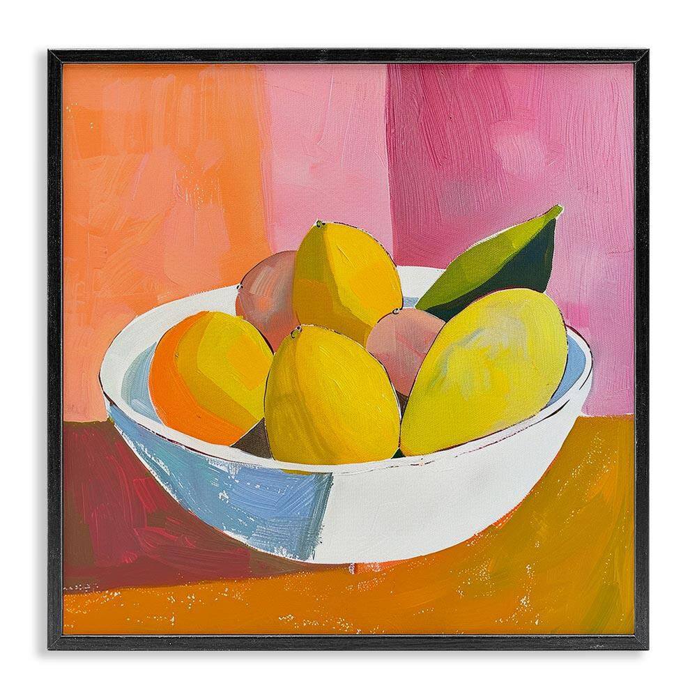 Bold Kitchen Citrus Fruits by Walker Noble Black Framed Food Giclee Art Print 17 in. x 17 in. price history on PriceWatchPro
