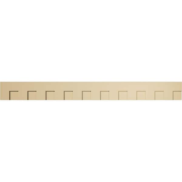 1 in. D x 9 in. W x 90 in. L Primed Polyurethane Panel Moulding