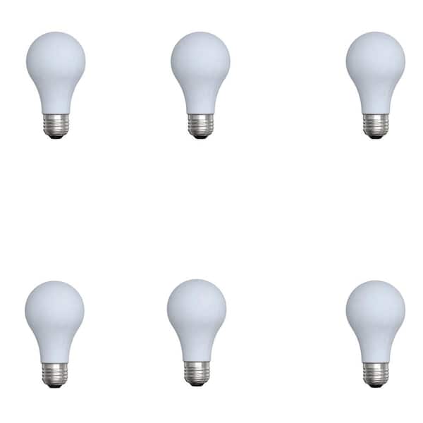 GE Reveal 60-Watt Incandescent A19 Reveal Light Bulb (6-Pack)