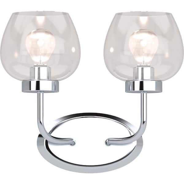 Volume Lighting Aria 7.5 in. Polished Nickel Sconce