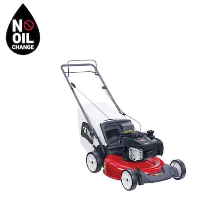 Recycler 21 in. Briggs and Stratton Low Wheel RWD Gas Walk Behind Self Propelled Lawn Mower with Bagger