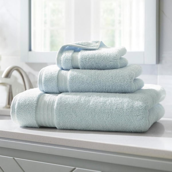 Superior 1000 Gram Egyptian Cotton Oversize 63 x 31 Bath Towel, 1 Piece,  Blue Chain
